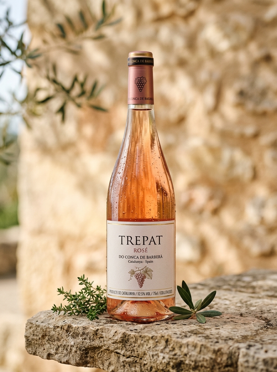 Ampolla de 14hores Trepat Rosat Celler Mas de la Creu